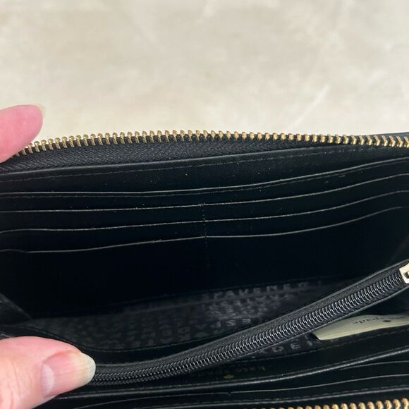 Kate Spade Wallet Women's Color Black New York Grove Street Neda Leather - Picture 9 of 12